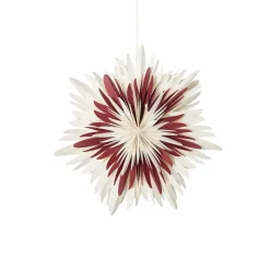 Adventsstjärna Duo 45cm Vit/Röd