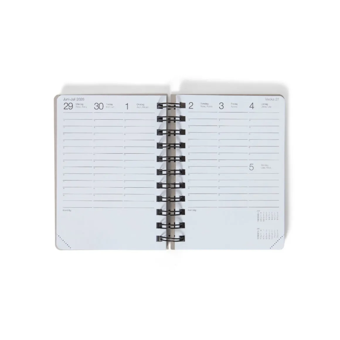 Agenda A6 2025/2026 Beige