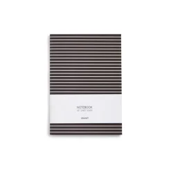 Anteckningsbok A5 Randig Svart