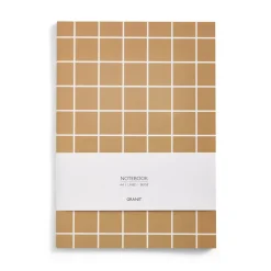 Anteckningsbok A4 Rut Beige Linjerad