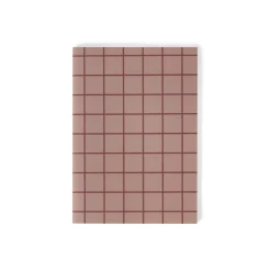 Anteckningsbok A6 Rut Blush Linjerad