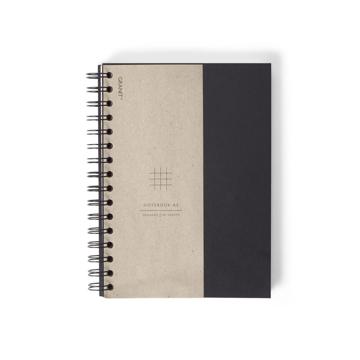 Anteckningsbok A5 Rutat Grafit