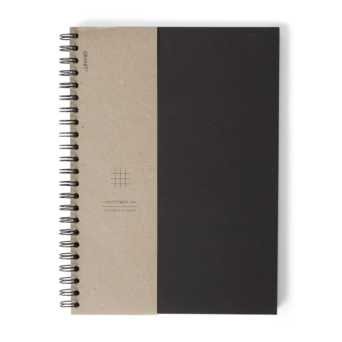 Anteckningsbok A4 Rutat Grafit