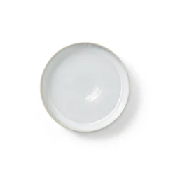 Assiett Bruno Stengods 17cm Vit