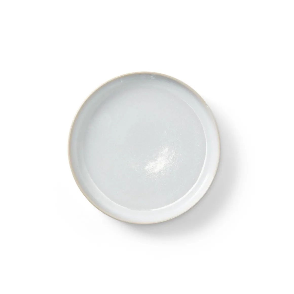 Assiett Bruno Stengods 17cm Vit