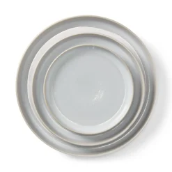 Assiett Bruno Stengods 17cm Vit