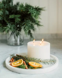 Blockljus 3 Vekar 9x14cm