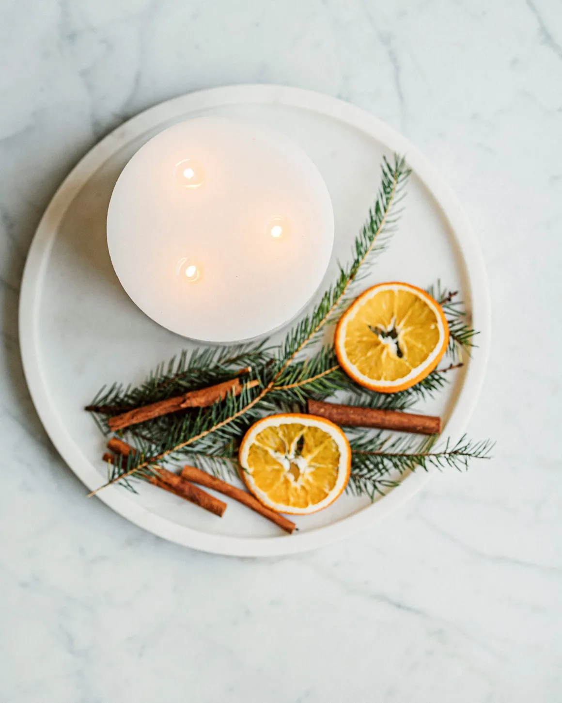 Blockljus 3 Vekar 9x14cm