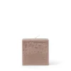 Blockljus Stearin Kub 8x8cm Beige