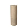 Blockljus Stearin 20x7cm Beige