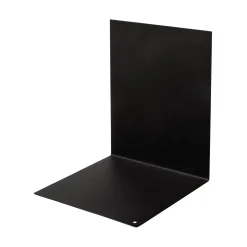 Bokstöd Metall 14x14cm Svart