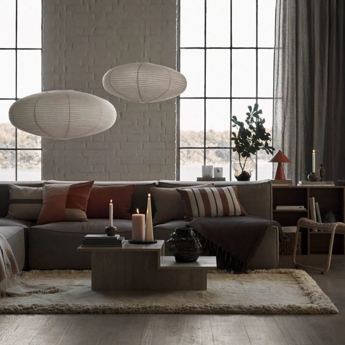 Bomullsmatta Tuftade Kanter 170x240cm