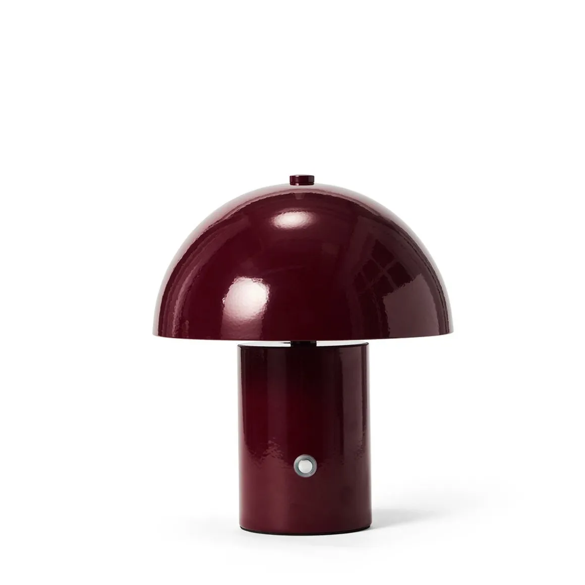 Bordslampa Lou 18x21cm Vinröd