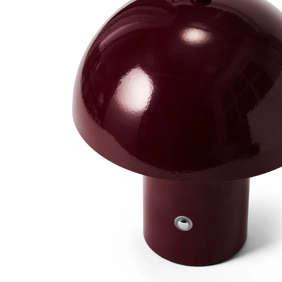 Bordslampa Lou 18x21cm Vinröd