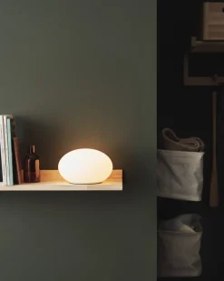 Bordslampa Pluto 18x11cm Opal