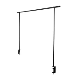 Bordsstång 140-250cm Svart