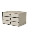 Box Trippel 25x35cm Beige