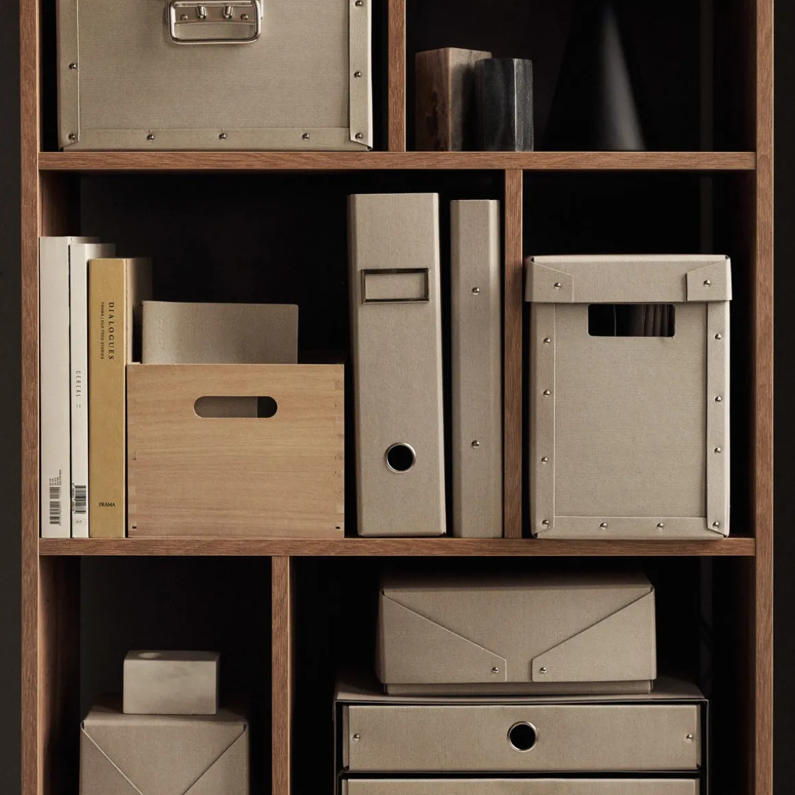 Box Trippel 25x35cm Beige