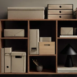 Box Trippel 25x35cm Beige