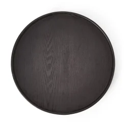 Bricka Träfanér 40cm Svart