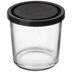 Burk Glas Lock 0,4L Hög Svart