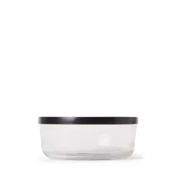 Burk Glas Lock 1,45L Låg Svart