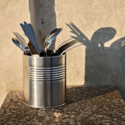 Burk Metall 13x11cm Silver