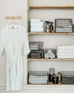 Burk Metall 11x9,5cm Svart