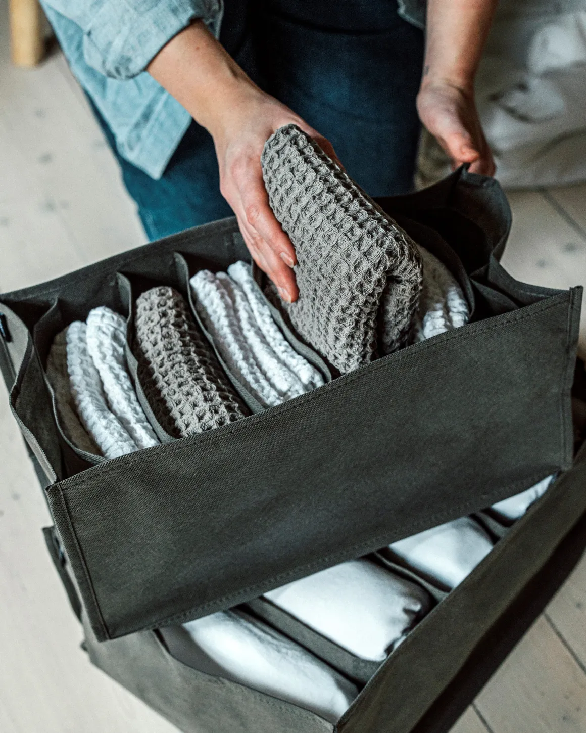 Förvaringslåda Hopvikbar PET 30x38cm