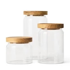 Glasburk 10x19,7cm Akacialock