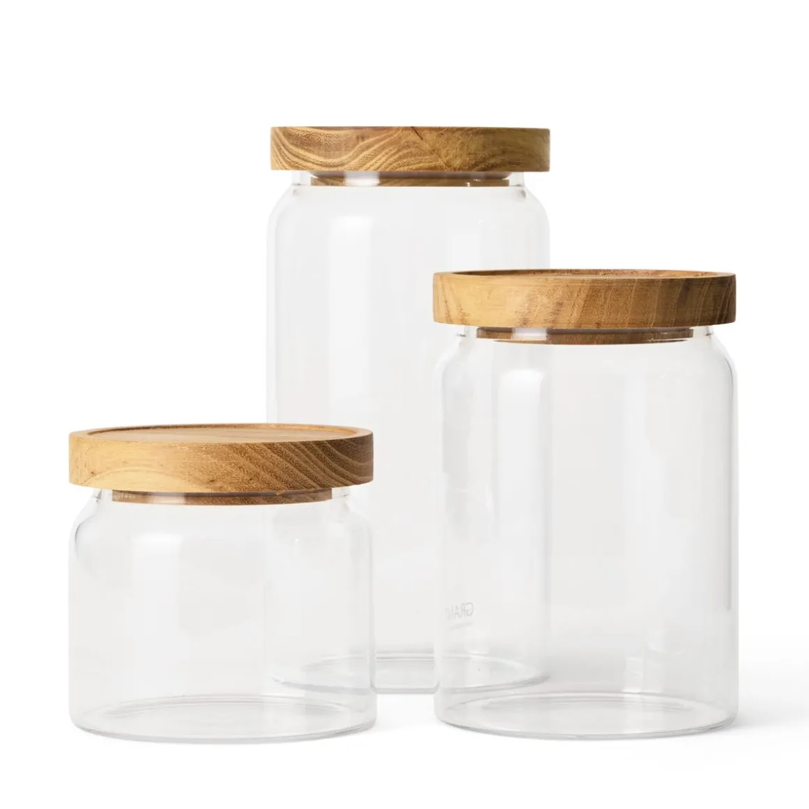 Glasburk 10x9,8cm Akacialock