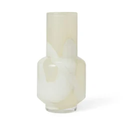 Glasvas Akvarell 15x30cm Beige