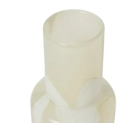 Glasvas Akvarell 15x30cm Beige