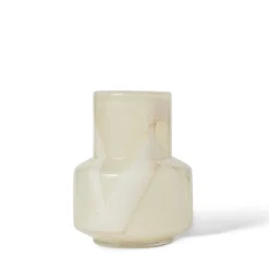 Glasvas Akvarell 15x20cm Beige