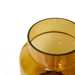 Glasvas 18x24cm Bärnsten