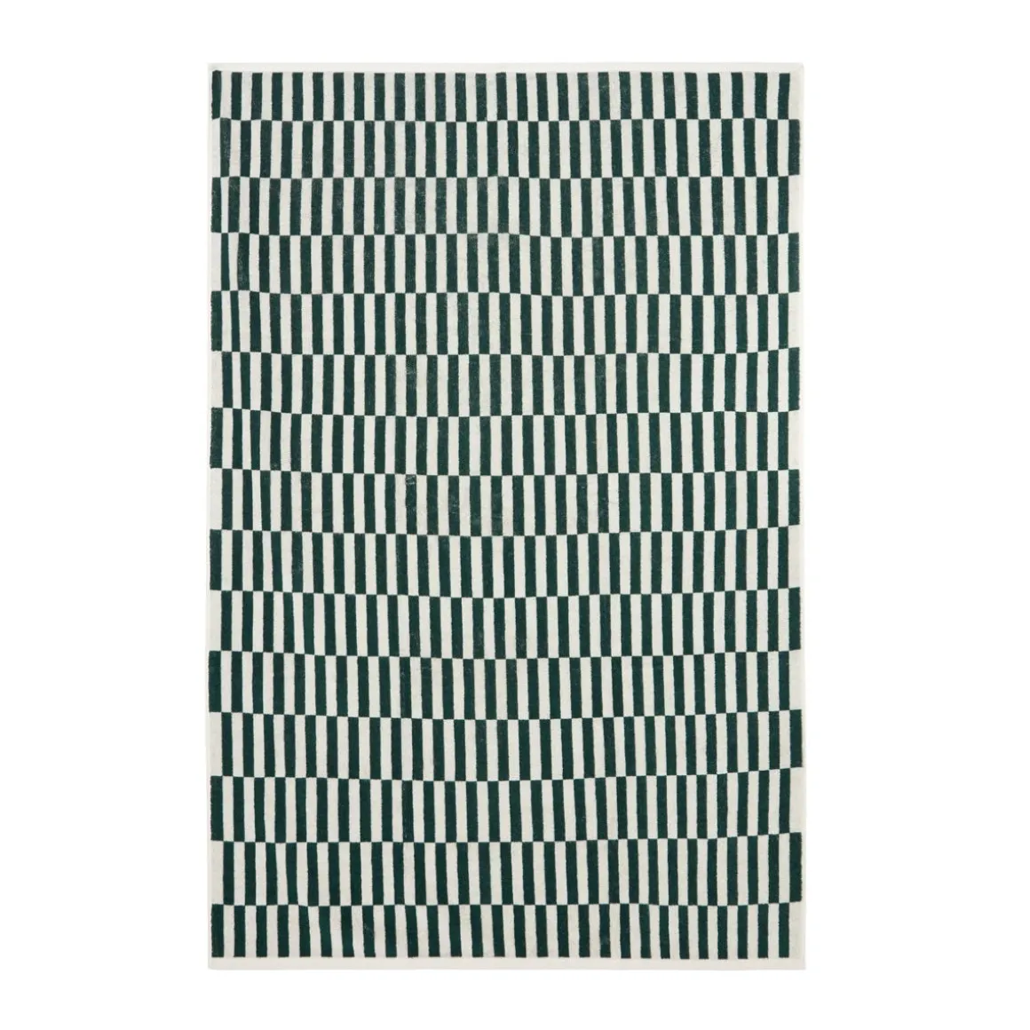 Handduk Avon 100x150cm Bomullsfrotté Grön/Vit