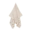 Handduk Line 100x150cm Bomullsfrotté Beige