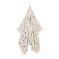 Handduk Line 100x150cm Bomullsfrotté Beige