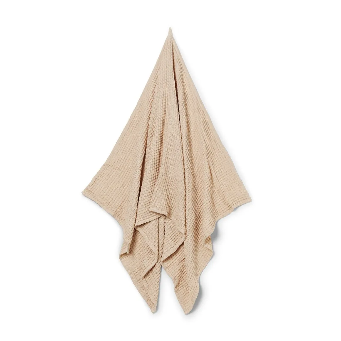 Handduk Våffla 70X140cm Bomull Beige