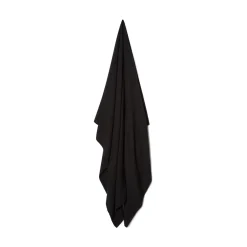 Handduk Våffla 100x150cm Bomull Bambu Svart