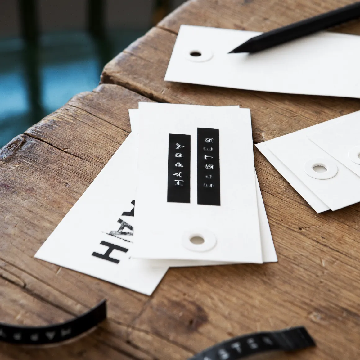 Hängetiketter 10-p Vit