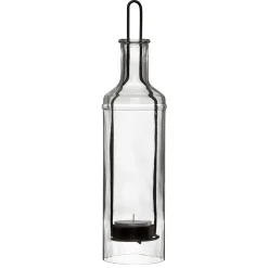 Hänglykta Flaska 6,5x22,5cm Svart