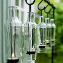 Hänglykta Flaska 6,5x22,5cm Svart