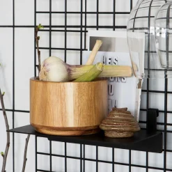 Hylla Rutnät 12x20cm Svart