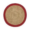 Julgransmatta Jute 100x100cm Röd
