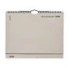 Kalender Vecka 2026 Beige