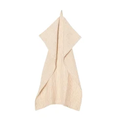 Kökshandduk Bea 50x70cm Linne Brun Rand