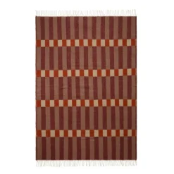 Klippan Ullpläd Piano 130x200cm Röd