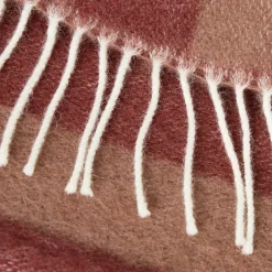 Klippan Ullpläd Piano 130x200cm Röd