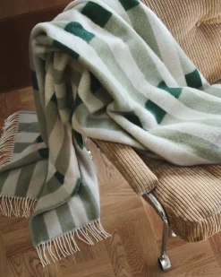 Klippan Ullpläd Piano 130x200cm Grön